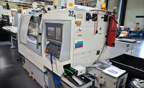 CHIAH CHYUN CB-32M 7-AXIS CNC SLIDING HEAD LATHE