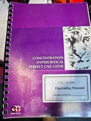 CHIAH CHYUN CB-32M 7-AXIS CNC SLIDING HEAD LATHE